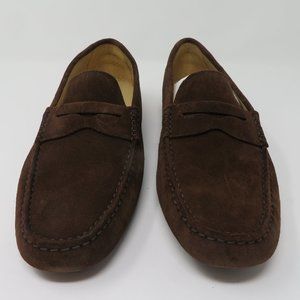 CHOCOLATE NIB Men's Jack Erwin PARKER 11 Suede Driving Mocs AS IS Moccasins